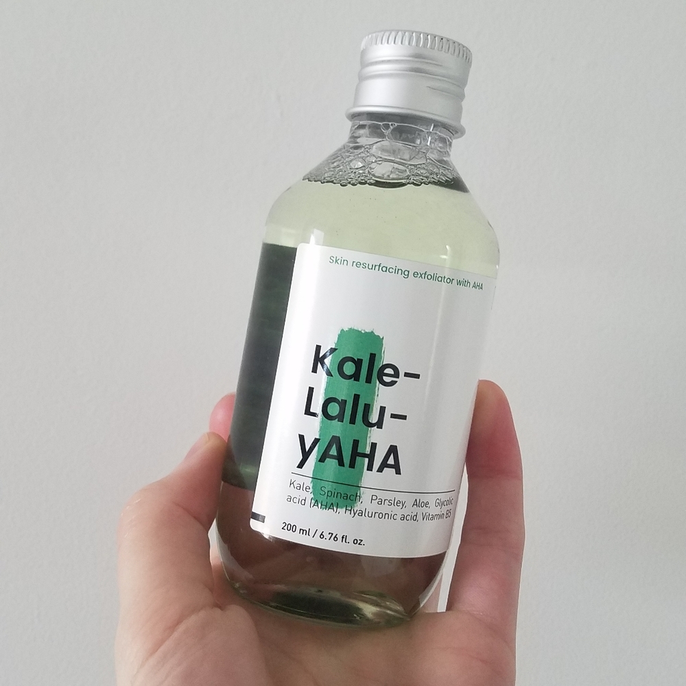 Krave Beauty Kale-Lalu-yAHA exfoliating toner